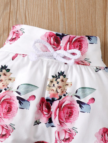 Ensemble de tenue florale pour bébé fille