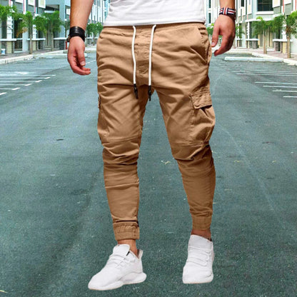 DANIEL - PANTALON CASUAL POUR HOMMES AVEC POCHES PLAQUÉES