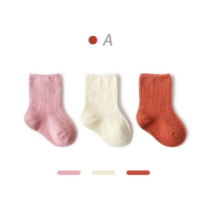 3 paires de chaussettes bébé en coton