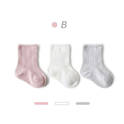 3 paires de chaussettes bébé en coton