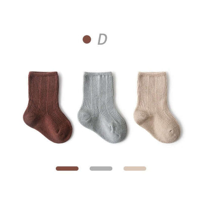 3 paires de chaussettes bébé en coton