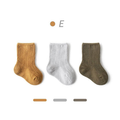 3 paires de chaussettes bébé en coton