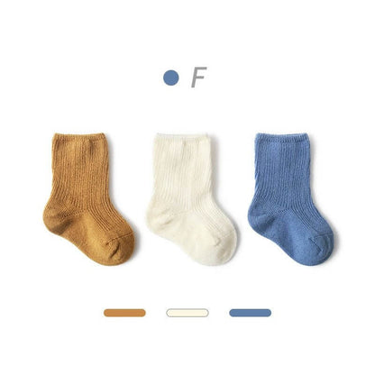 3 paires de chaussettes bébé en coton