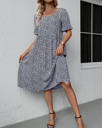 Rosalie™ | Robe midi florale élégante pour femmes