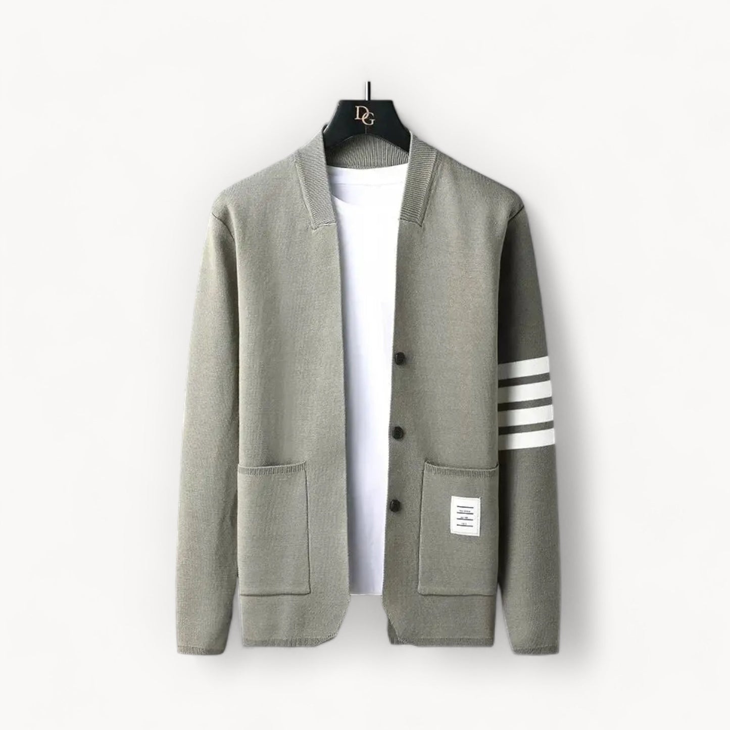 VIRGILE™ | CARDIGAN EN COTON MÉLANGÉ