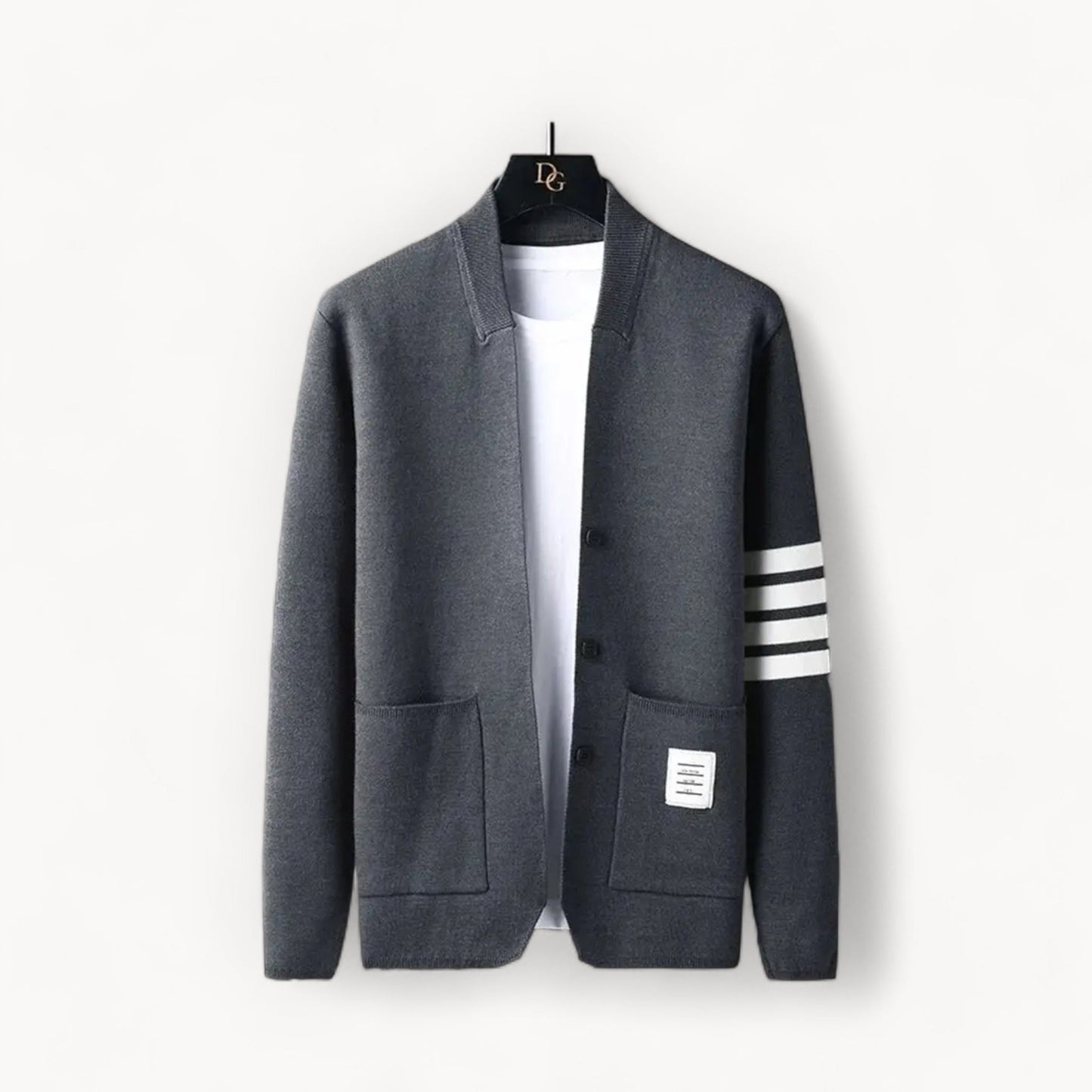 VIRGILE™ | CARDIGAN EN COTON MÉLANGÉ