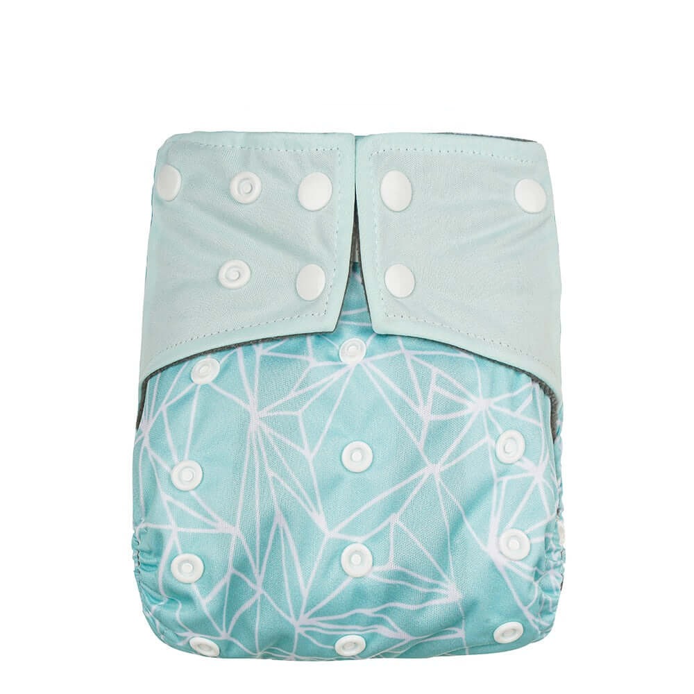 Couche lavable en tissu à poche au charbon de bambou pour bébé