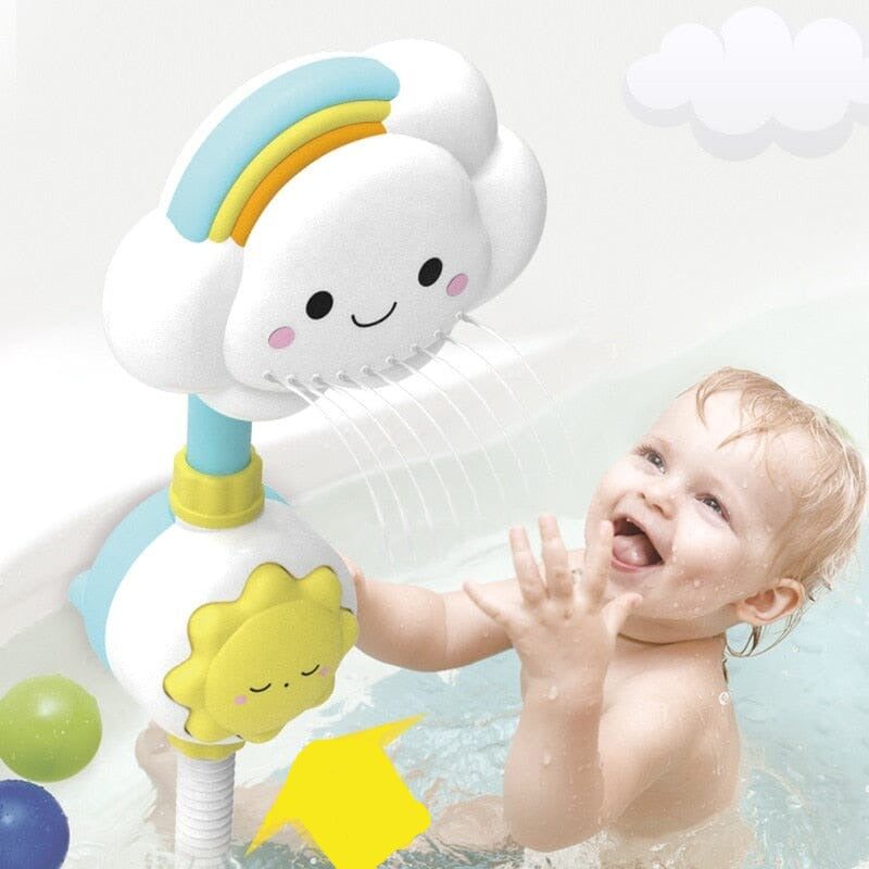 Jouet de bain pour bébé douche nuage 