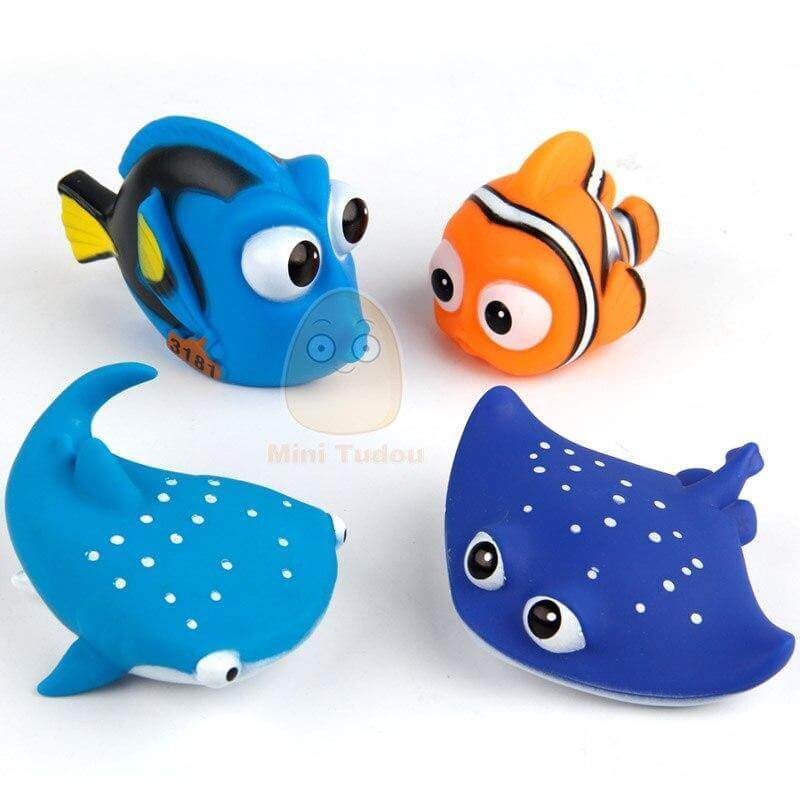 Jouets de bain pour bébé Trouver du poisson 