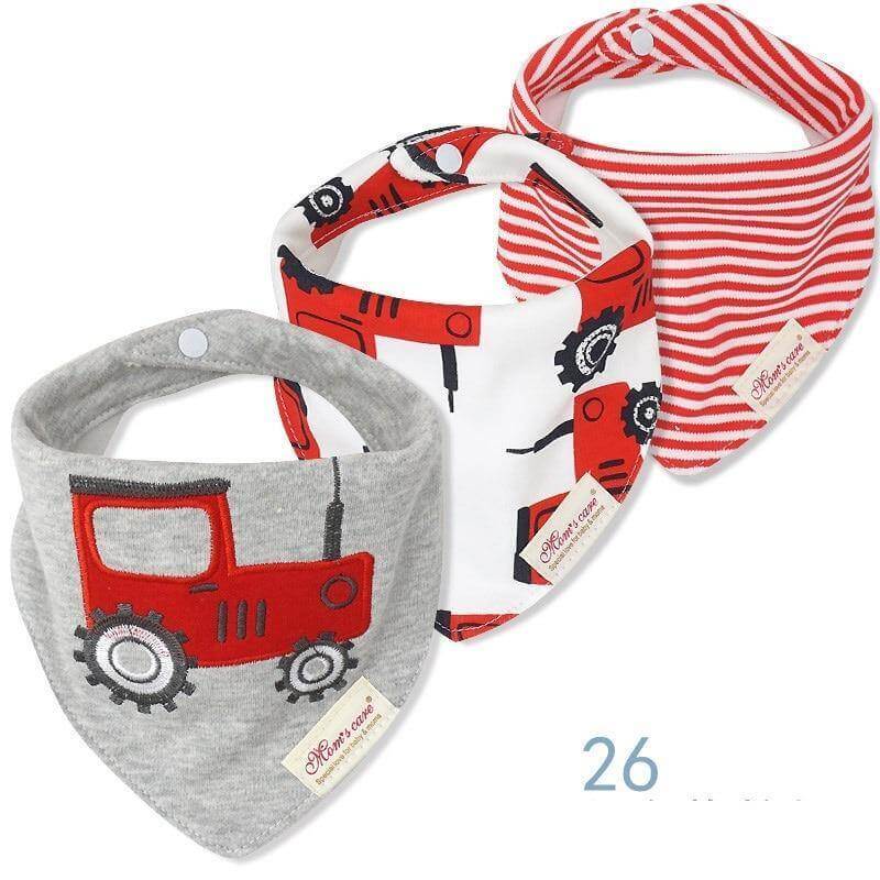 Ensemble bandana bavoirs bébé 