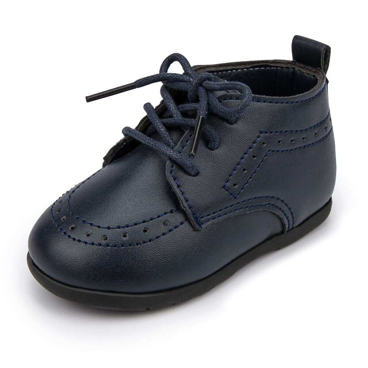 Chaussures montantes en cuir pour bébé