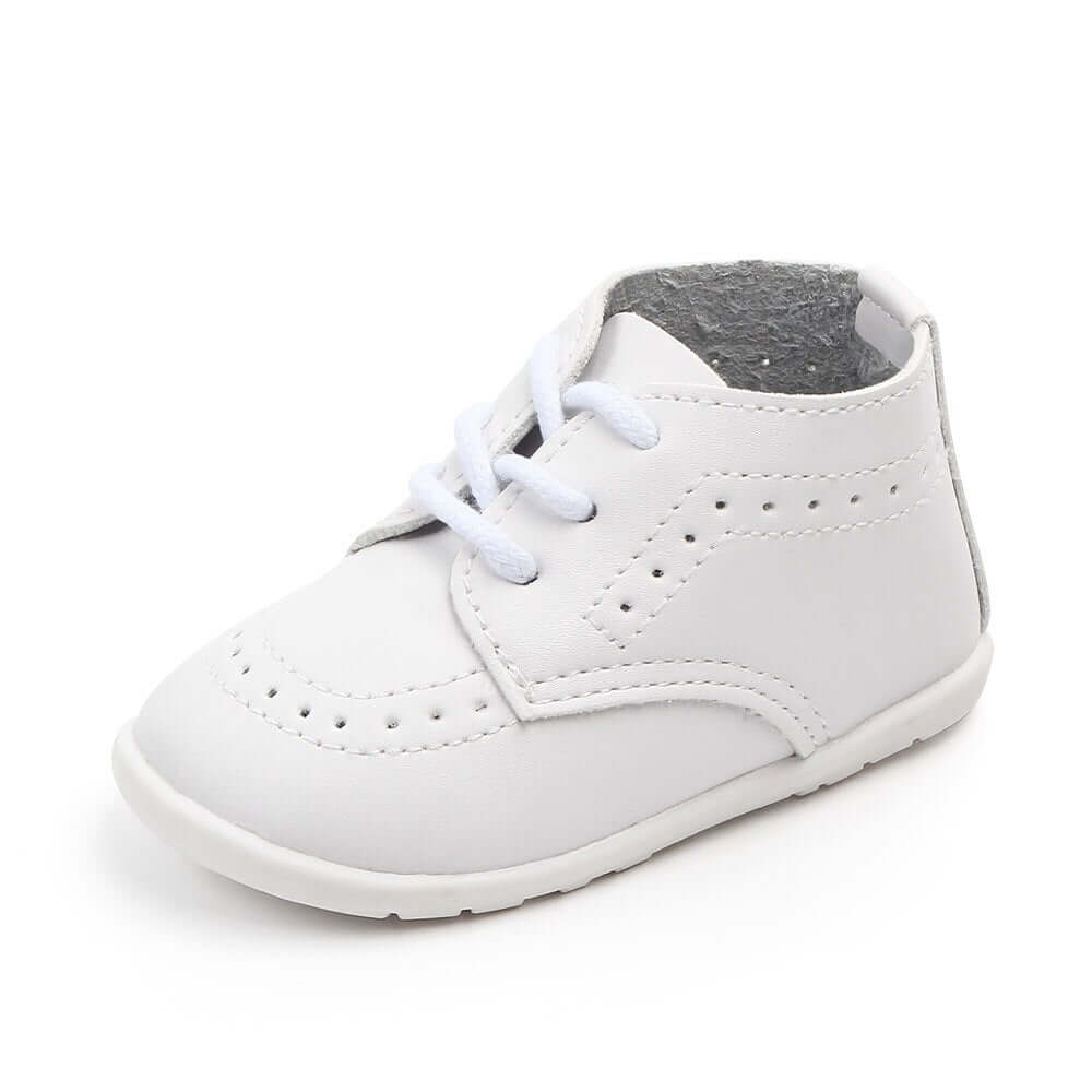 Chaussures montantes en cuir pour bébé