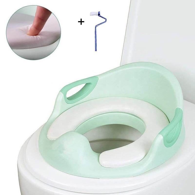 Siège d'entraînement pour anneau de toilette portable pour bébé