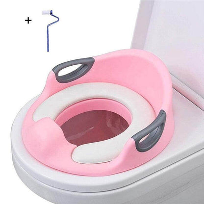 Siège d'entraînement pour anneau de toilette portable pour bébé