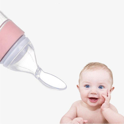 Cuillère à biberon en silicone pour bébé