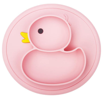 Assiette Canard en Silicone pour Bébé