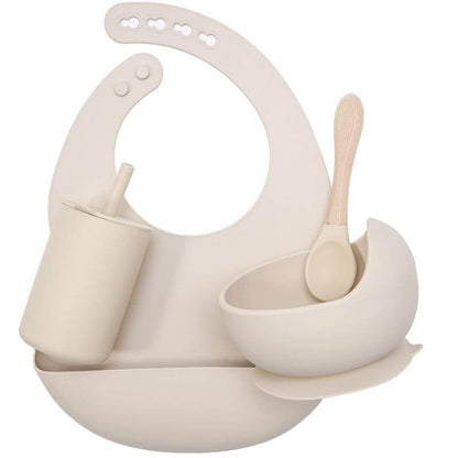 Ensemble d'alimentation en silicone pour bébé