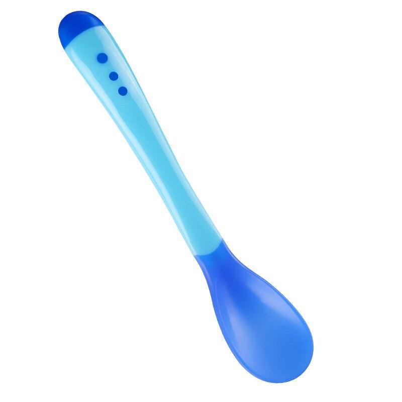 Fourchette et cuillère en silicone pour bébé