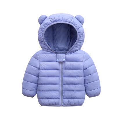 Manteau à capuche avec oreilles d'hiver pour bébé 