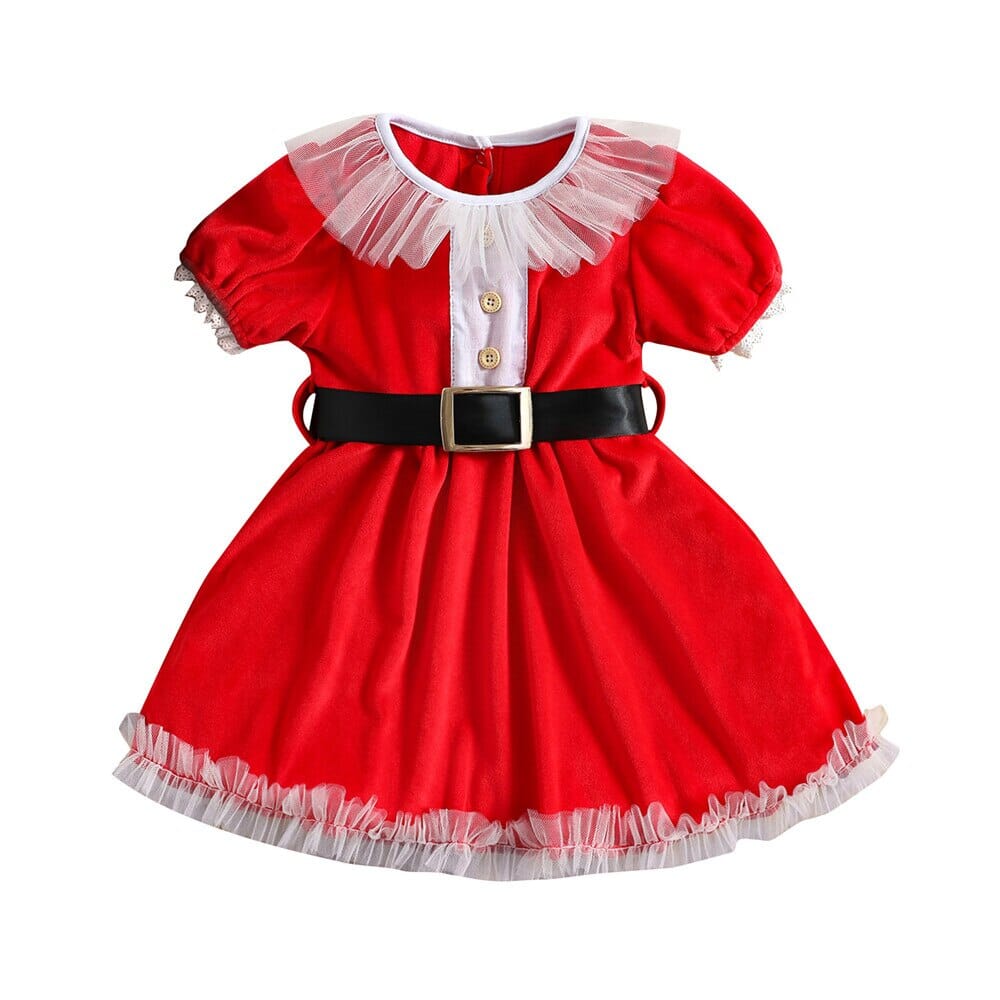 Robe et casquette de Noël pour bébé