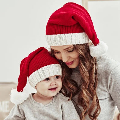 Chapeau assorti de famille de Noël