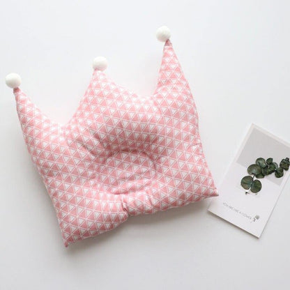 Oreiller pour bébé avec protection de la tête en forme de couronne