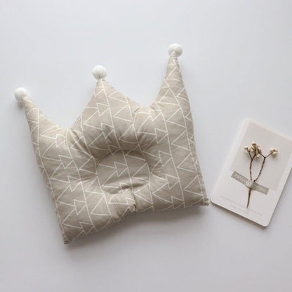 Oreiller pour bébé avec protection de la tête en forme de couronne