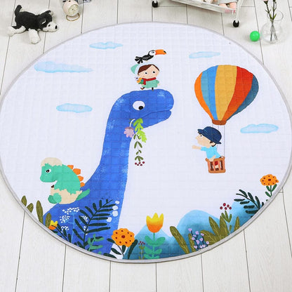 Tapis de jeu pour bébé dinosaure et ballon