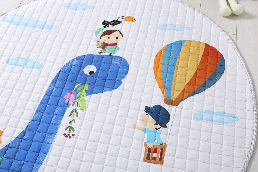 Tapis de jeu pour bébé dinosaure et ballon