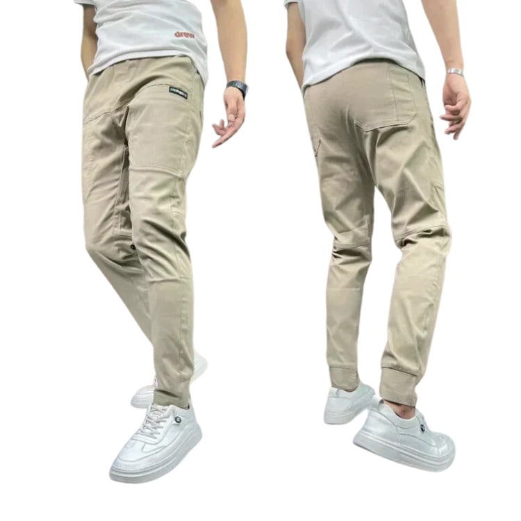 Pantalon cargo élastique