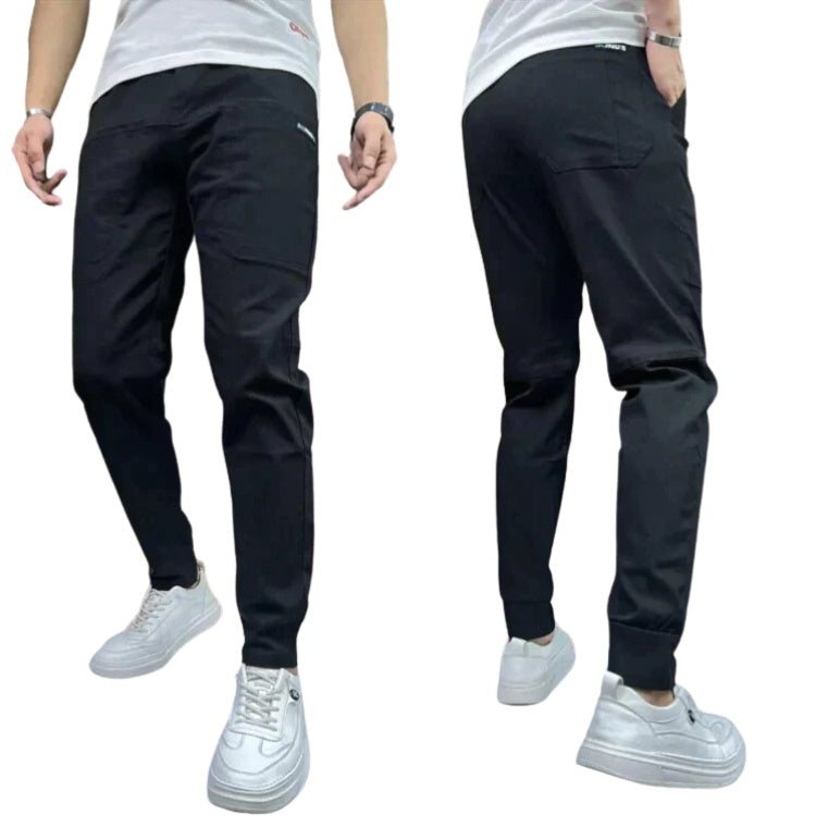 Pantalon cargo élastique