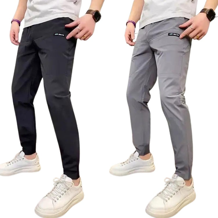 Pantalon cargo élastique