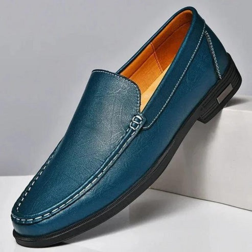 Mocassins en cuir véritable Pelle Italiana