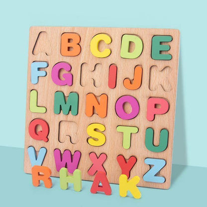 Jouet de puzzle éducatif en bois