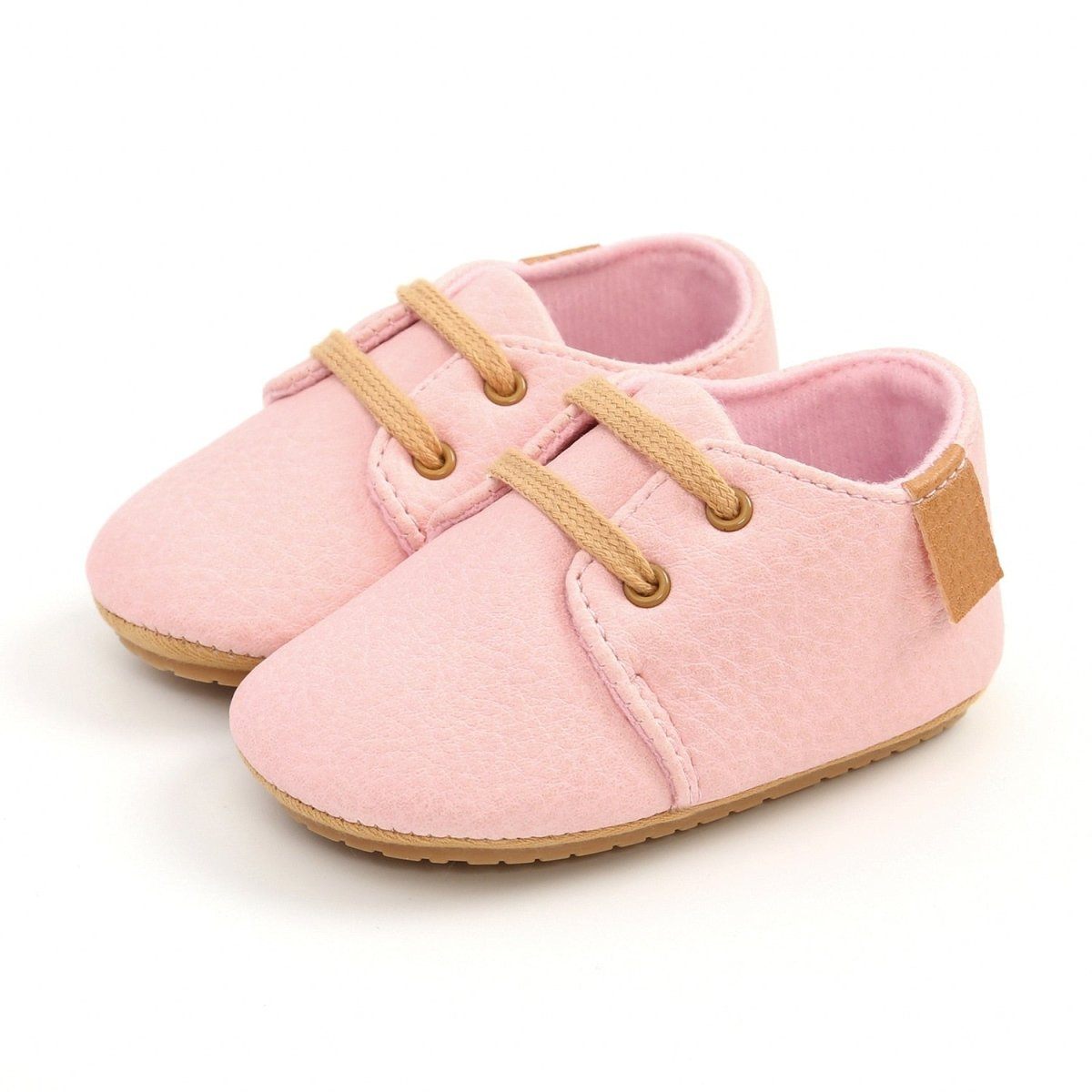 Chaussures en cuir rétro multicolores pour bébé