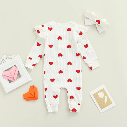 Combinaison bébé Saint Valentin