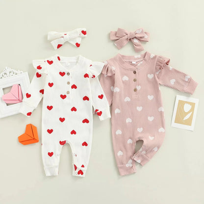 Combinaison bébé Saint Valentin