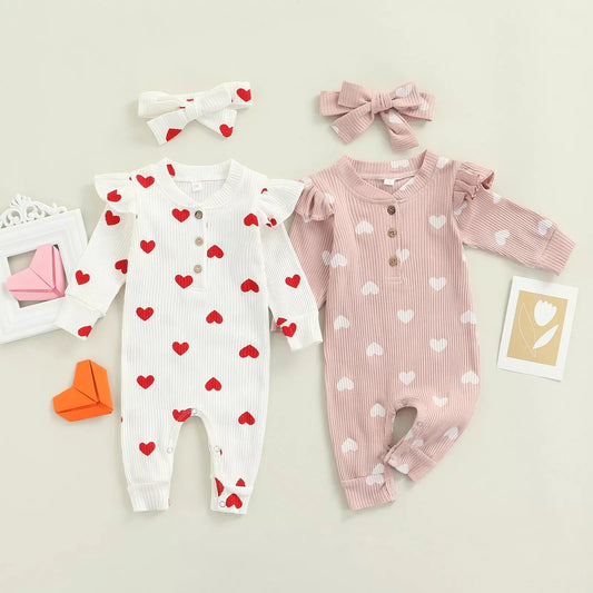 Combinaison bébé Saint Valentin