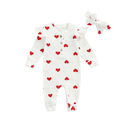 Combinaison bébé Saint Valentin