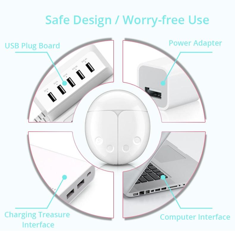 Tire-lait électrique double portable