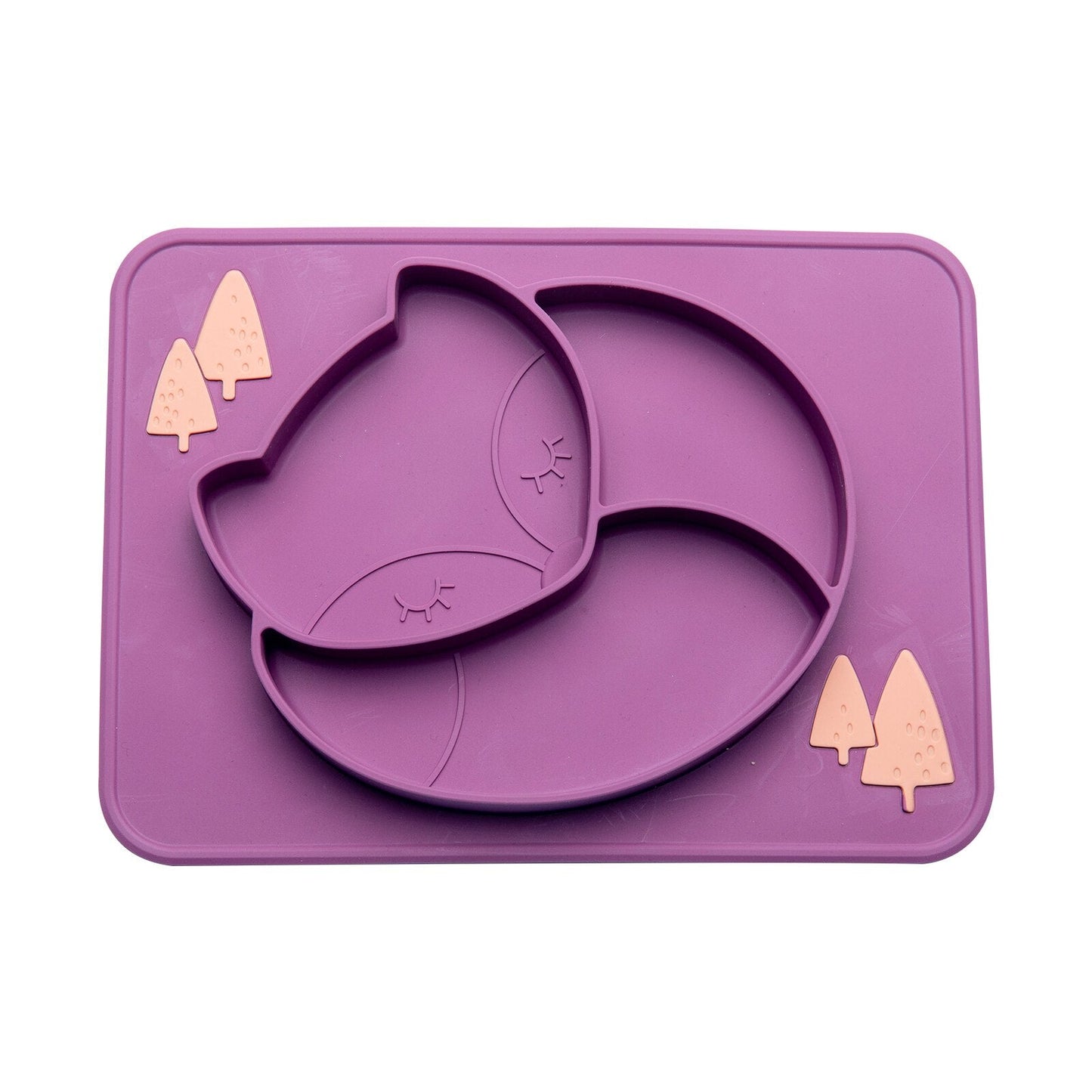 Assiette à manger en silicone pour bébé