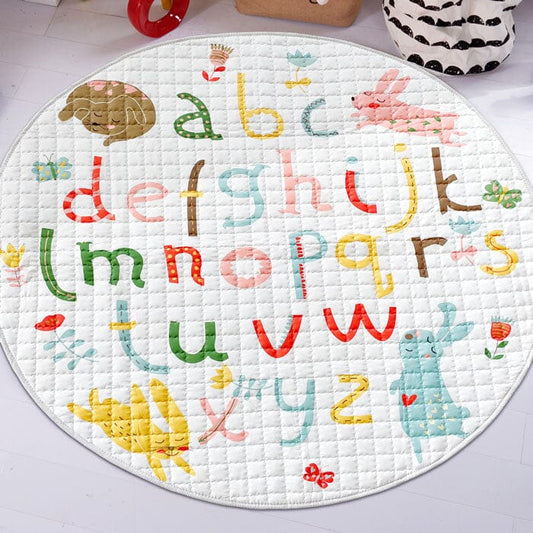 Tapis de jeu pour bébé petites lettres