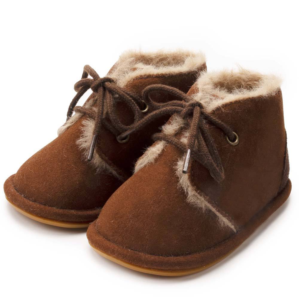 Chaussons d'hiver pour bébé neige