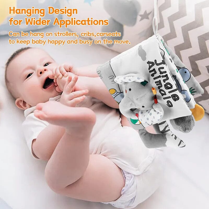 Livre doux pour bébé, toucher 3D 