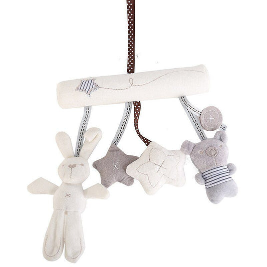 Jouets en peluche suspendus pour poussette 