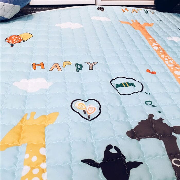 Tapis de jeu pour bébé grandes girafes