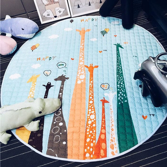 Tapis de jeu pour bébé grandes girafes