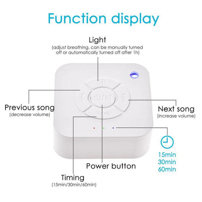 Machine à sons blancs rechargeable par USB