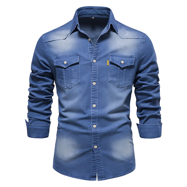 CHEMISE EN DENIM DE COTON AVANTEA 