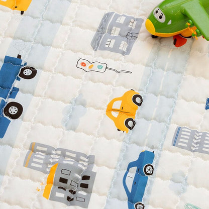 Tapis de jeu pour bébé Wheels on the Road